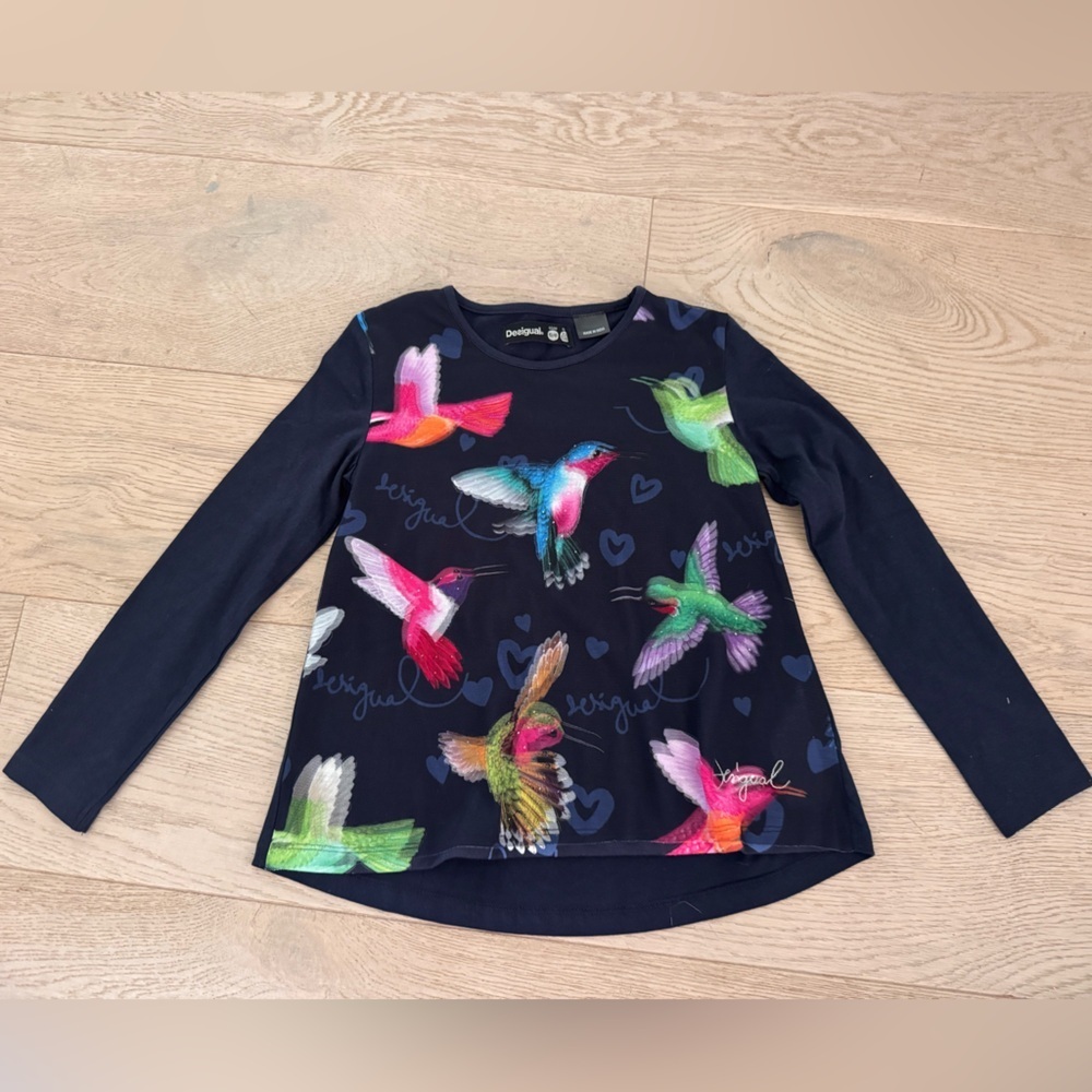 Desigual 
Long sleeved top - dark blue size 5-6